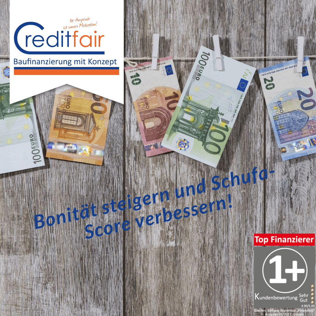 Wie kann man die Bonität steigern und den SCHUFAScore verbessern? Creditfair